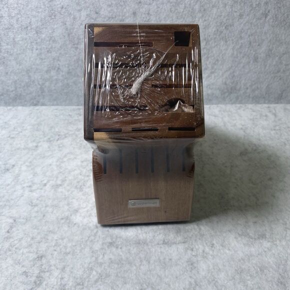 Wusthof 17 Slot Acacia Knife Block Wood Factory Sealed New German *No Knives* - Picture 1 of 9